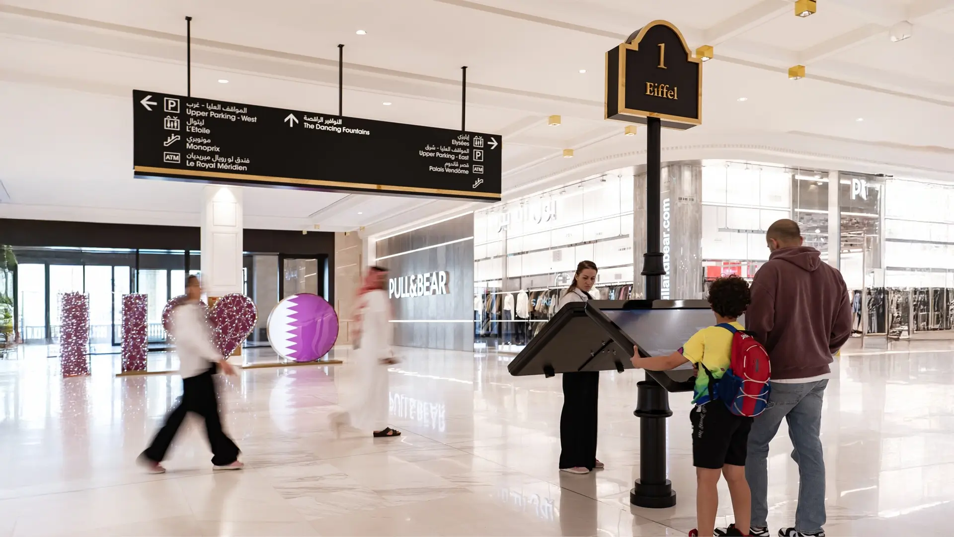 signage & wayfinding retail Dubai – RLPC