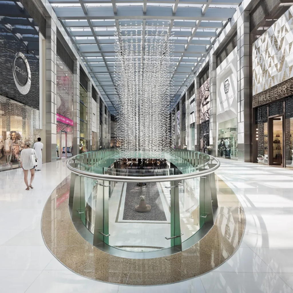 Mall circulation planning consultancy showing customer movement flow