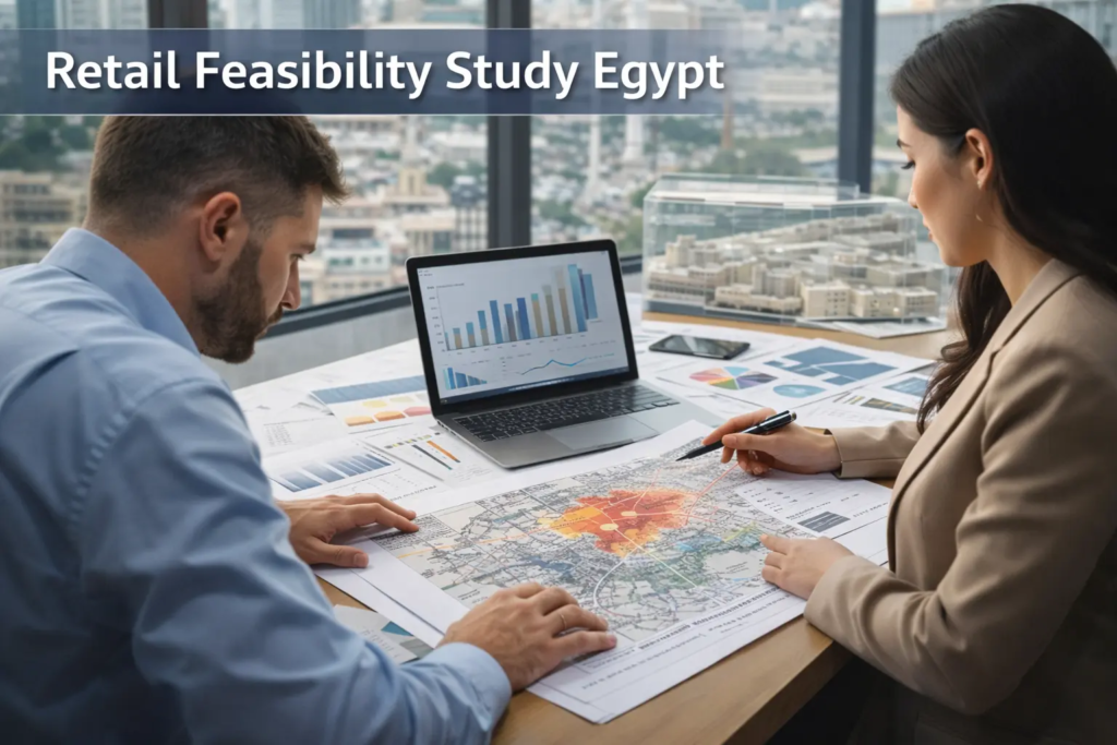 Retail feasibility study analysis for mall developments in Egypt