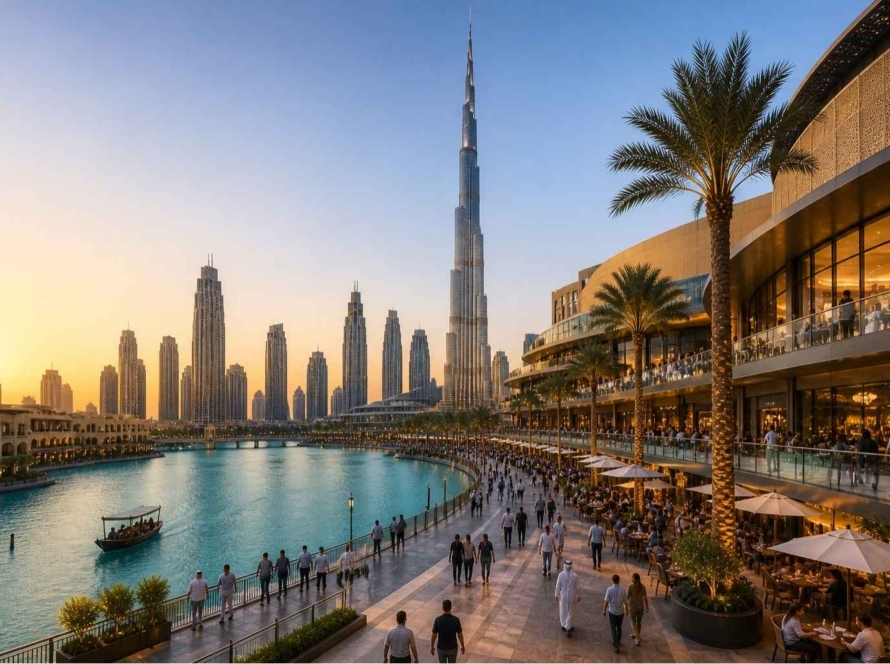 Retail strategy Dubai modern mall environment